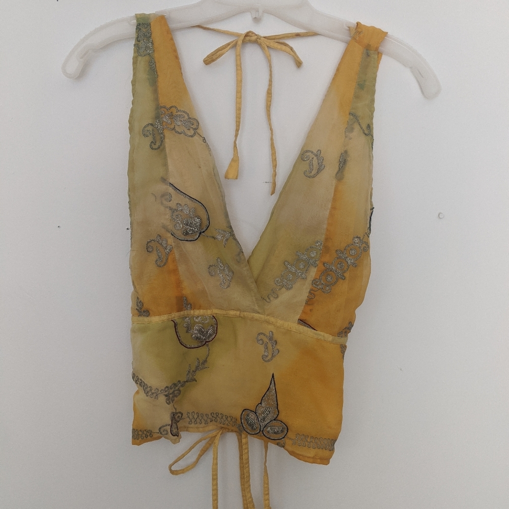 Vintage embroidered top